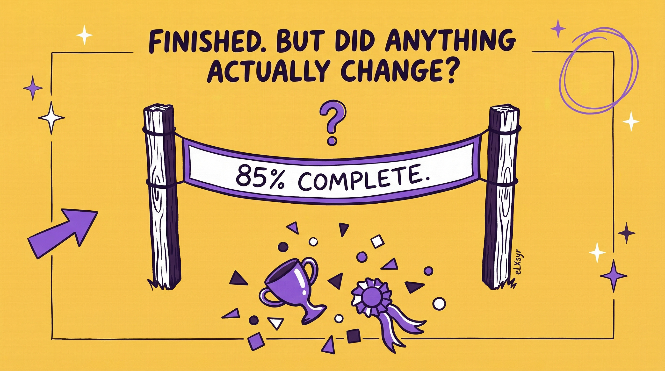 Why Completion Rates Look Fine But Learning Effectiveness Still Falls Short